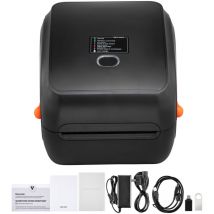 Mophorn - Imprimante d'étiquettes thermique 300 dpi pour colis postaux 4x6, Bluetooth sans fil avec reconnaissance automatique d'étiquettes, prend en