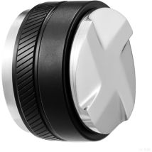 Mophorn - Kaffeeverteiler 53 mm, 2-in-1 verstellbarer Espressoverteiler mit fächerförmiger Basis. Hergestellt aus 304 Edelstahl, verfügt er über eine