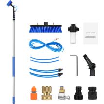 Mophorn - Kit de perche alimentée en eau, perche de nettoyage de panneau solaire de 7,3 m avec manche extensible. Il est doté d'une tête de brosse