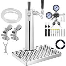 Kit de tour de fût à double robinet - Libérez la boisson de fête. Ce kit de tour de fût change la donne pour votre distribution de bière à la maison