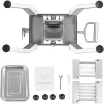 Mophorn - Kommerzieller Gemüseschneider 1/4 & 1/2 Zoll Tomatenschneider, manueller Schneider aus Edelstahl und Aluminiumlegierung mit rutschfesten