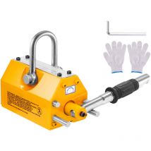 Mophorn - Levage magnétique , capacité de 2 200 lb/1 000 kg, facteur de sécurité de 2,5, acier au néodyme, fonction de déverrouillage, aimant de