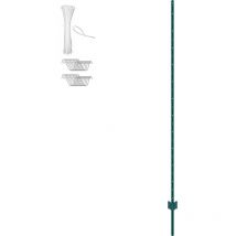 Mophorn - Lot de 10 poteaux de clôture en t verts de 7 pieds - Clôture extérieure robuste Essentia. Ces poteaux de clôture de 7 pieds, fabriqués en