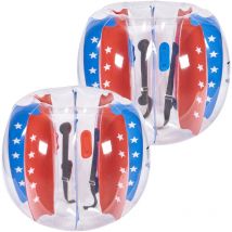 Mophorn - Lot de 2 balles pare-chocs gonflables, 1,2 m, pour enfants et adolescents, pvc durable, pour jeux d'équipe en plein air, dans une aire de