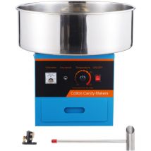 Mophorn - Macchina Zucchero Filato Elettrica 1000W Macchina Zucchero Filato Commerciale, con Ciotola in Acciaio Inossidabile, Paletta per Zucchero,