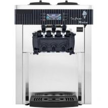 Machine à crème glacée molle2200 w, comptoir commercial, 5,3 à 7,4 gallons/heure, pour restaurants, bars, cafés, boulangeries - Mophorn
