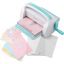 Mophorn - Machine de Decoupe et Gaufrage Manuelle Ouverture 226 mm Machine a Decouper et Embosser 8 Matrices Classeur A6 Papier Cartonne A5 Kit