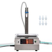 Mophorn - Machine de remplissage de liquide, capacité de 30 à 15 000 g, remplisseuse automatique de bouteilles, commande numérique pour lait, eau,