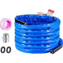 Mophorn - Manguera de Agua Caliente para Autocaravana 15,2 m, Manguera de Agua Potable Anticongelante hasta -42,7 °C, con Tapa Ondulada,