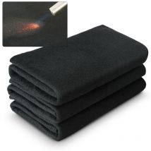 Mophorn - Manta de Soldadura de Fieltro de Carbono de 6 Piezas, Juego de Manta Resistente al Calor de 982 °C, Cubierta de Soldadura de 540 x 510 x 3