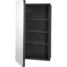 Medicine Cabinet, 16.5 x 27.5 inch, for Bathroom, with Mirror and Adjustable Shelves - Mophorn