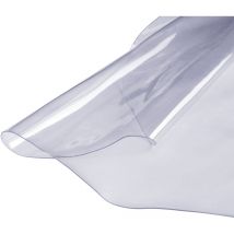 Nappe de protection transparente 12' x 24' (306 x 614 mm), plastique pvc de 1,5 mm d'épaisseur, nappe imperméable pour bureau, table basse, salle à