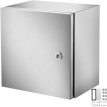 Mophorn NEMA Stainless Steel Enclosure, 12 x 12 x 8'' NEMA 4X Steel Electrical Box, IP66 Waterproof & Dustproof, Outdoor/Indoor Electrical Junction