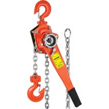 Mophorn - Palan a Chaine de Levage Manuel 1,5T Palan a Chaine Manutention Levage Palan 3M Palan a Chaine a Levier Palan Manuel a Chaine pour