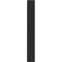 Mophorn - Pannelli acustici in doghe di legno da 7,9 x 94,5 pollici, pannelli da parete in legno mdf per decorazioni da parete per interni moderni,