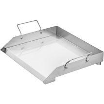 Mophorn - Piastra In Acciaio Inox Rettangolare 448x370 Mm, Compatibile Con Fornelli A Gas, Ideale Per Uso Domestico E Attività All'aperto Come 