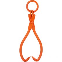 Mophorn - Pince de débardage de bûches de 18 pouces, capacité de 772 lb/350 kg, pince de levage de bûches en acier à 2 griffes, pour le levage, la
