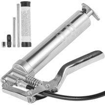 Mophorn - Pistolet graisseur à poignée pistolet 3 500 psi, capacité de 4 oz/120 cc, pistolet graisseur professionnel robuste avec tuyau flexible de