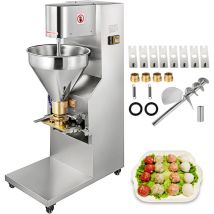 Polpetta che forma macchina 280 Pz/min con 18/20/22/26/30mm stampi, polpettatrice in acciaio inox, 1100W macchina elettrica polpetta - Mophorn