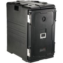 Porte-plateau isotherme boîte chaude de 109 pintes pour la restauration, porte-boîte alimentaire en lldpe avec double boucle, chauffe-plats à