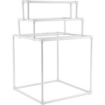 Porte-serviettes à 8 barres, porte-serviettes d'extérieur en pvc, porte-serviettes de piscine autoportant, séchoir à couettes intérieur/extérieur