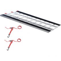 Mophorn - Rampes pliables extra larges en aluminium 85' x 54', capacité de 1500 lbs pour moto, moto tout-terrain, remorque, vtt, utv, tracteur de