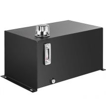 Vevor Reservoir de fluide hydraulique, 37,8L 10 gal, reservoir de carburant en acier, reservoir de transfert essence avec filtre,jauge de