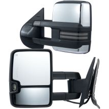 Rétroviseurs de remorquage, paire gauche et droite pour Chevrolet Silverado (2007-2014)/GMC/Cadillac, rétroviseur de remorquage chauffant électrique