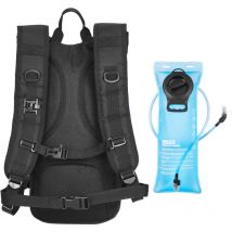 Mophorn - Sac à dos d'hydratation, poche à eau en tpu 3 l, sac de randonnée tactique Molle avec rangement pour hommes et femmes, sac à dos Hydro