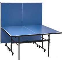 Table de ping-pong , tennis de table professionnel, mdf d'intérieur, pliable avec filet à serrage rapide, roues verrouillables, plateaux de table de