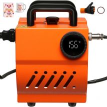 Tassen-Hitzepresse, Mini-Tassenpresse für DIY-Sublimation, passend für 313–425 ml Kaffeetassen, leichte Handpresse mit Klebeband und Handschuhen,