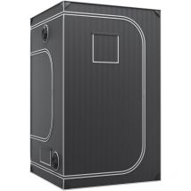 Tenda da coltivazione 4x4, 48'' x 48'' x 80'', tenda per coltivazione idroponica in Mylar 2000D altamente riflettente con finestra di osservazione,