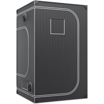Mophorn - Tente de culture hydroponique 4x4, 48'' x 48'' x 80'', tente de culture hydroponique Mylar 2000D hautement réfléchissante avec fenêtre