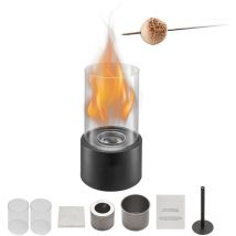 Mophorn - Tischfeuerstelle, 6-Zoll-Tischkamin aus Metall, Dekoration für drinnen und draußen, tragbarer Brenner für Reinigungsalkohol,