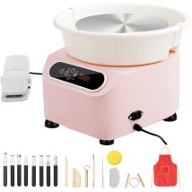 Mophorn - Tour de poterie, Machine de formage de poterie de 11 pouces, Roue électrique 350 w pour poterie avec pédale et écran tactile lcd, Roue en