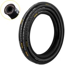 Mophorn - vevor Tuyau Hydraulique 1/4' x 100 m, Tuyau deEssence 5800 PSI,Durite de Carburant en Caoutchouc Resistant avec 2 Tresses en Fil