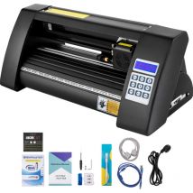 Mophorn - Vinyl Cutter 375mm Plotter led Screen Semi-Automatique Optical Eye Compatible avec SignCut Software for Mac & Windows
