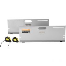 Mophorn - vevor Wheel Alignment Tool, 2-Pack Alignment Tool Toe Plates, Stainless Steel Toe Angle Measurement Tool Plate, 4 Alignment Rods and