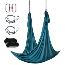 Mophorn - Yoga Balançoire Hamac aérien 5,5 mètres Nylon Suspendu Sling Inversion Vert