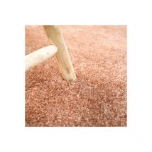 Moquette douce poils longs - Touch - Rose corail - Rouleau de 4m x 3m