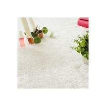 Moquette épaisse - Éclat - Shaggy blanc - Echantillon 15 x 20 cm