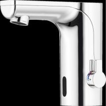 Mmix tronic wms, Waschtisch mit Temperaturhebel, Batteriebetrieb Chrom - Mora