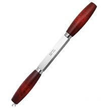 Morakniv - STE-13968 Cuchillo Divisor de Madera Wood Splitter con hoja de acero inoxidable de 11.5 cm de largo, de acabado satinado con mango Doble