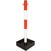 Moravia Kettenständer Extern 60 X 1000 Mm Rot/weiß + 2 Ösen Ohne Tragegriff
