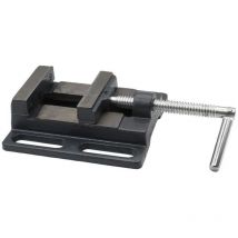 Stanford - mordaza soporte plana acero , Mordaza metálica FDS08 de acero pulido de 3 pulgadasAncho de la mordaza 8cmFacil apertura mediante varilla