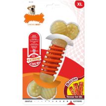 Nylabone - Mordedor de perro extreme chew pro action bacon talla l nylon