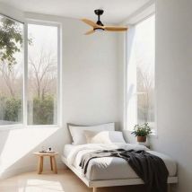 Ventyly - morelos mini Ventilateur noir avec lumière Ø91