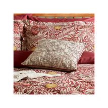 Morris&co - Larkspur Cushion 40x40cm Crimson Red