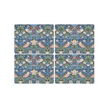 Morris&co - Strawberry Thief Blue Placemats Set of 4