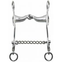 Mors de bride pour maremmana en acier inoxydable massif 22 mm